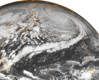 Ciclón bomba del 2013 en el Pacífico. NOAA
